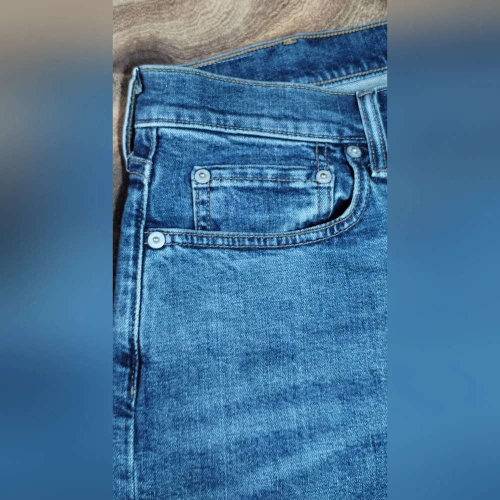 Abercrombie & Fitch  Blue Athletic Slim Jeans
